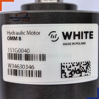 Mini moteur hydraulique OMM8 151G0040 BLANC LSHT, moteur hydraulique Gerotor pour les équipements agricoles et les machines légères