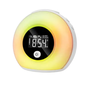 SG-1 RGB luce Led lampada colorata Super basso altoparlante Audio Hifi 3D Surround suono BT 5.0 sveglia altoparlante senza fili per dormire