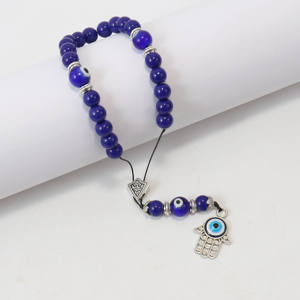 Rosario Komboloi griego de mal de ojo azul personalizado, cuentas de preocupación, ansiedad, relajante, <span class=keywords><strong>Begleri</strong></span> Churinga, coronilla para oración cristiana - Product Image 3
