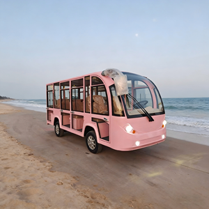 Bus électrique ouvert de 14 places pour visites touristiques, navette de station balnéaire pour sites panoramiques et hôtels - Product Image 1