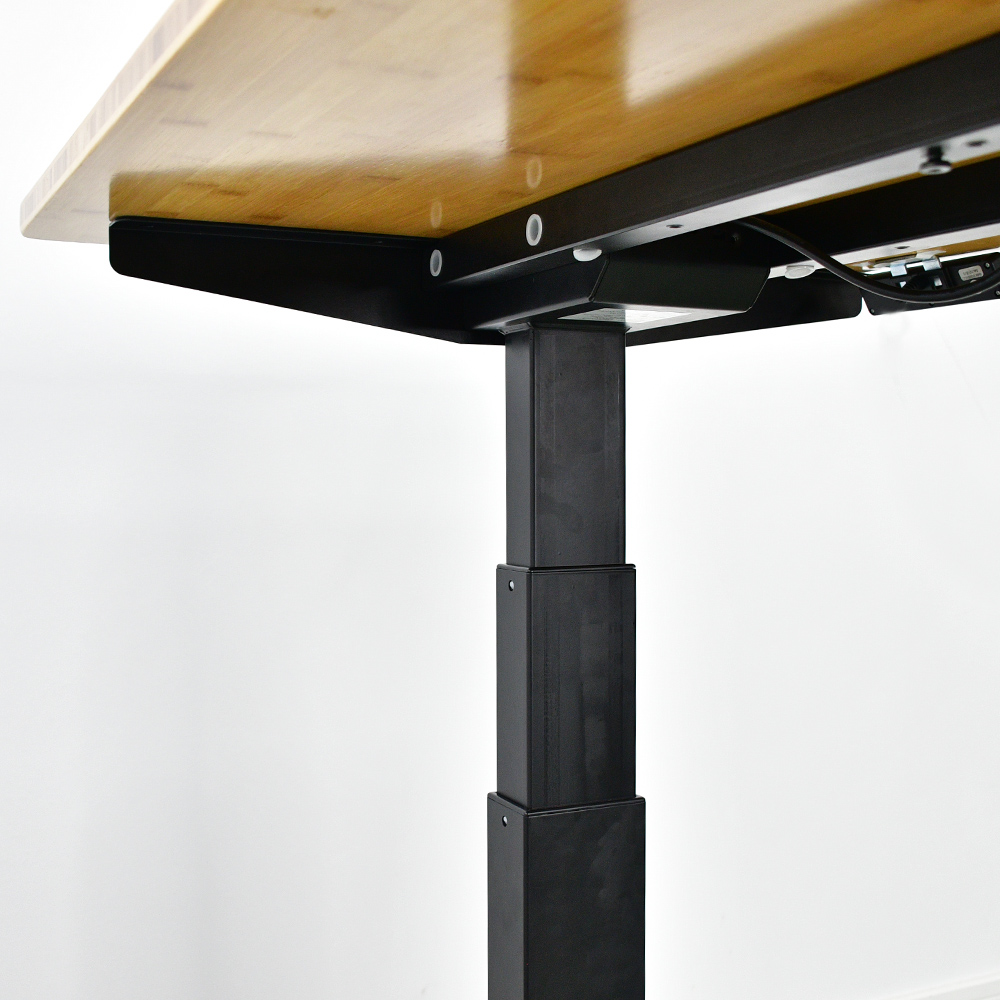 Bamboo coffee table Stable lifting Desk Silent Home Office Height Adjustable Computer Smart Electric Sit Stand Up Bamboo Desk