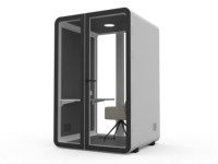 Cabines de travail modernes UNIBOOTH, durables, multifonctionnelles, insonorisées, pour bureaux, écoles, supermarchés, parcs, ateliers