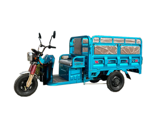 Tricycle électrique pour adultes à 3 roues, double usage, robuste, transport de passagers et de marchandises, scooter électrique avec siège pliable - Product Image 3