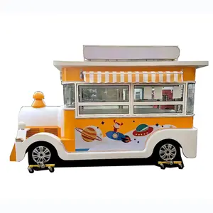 Wholesale Custom Outdoor Cheap Mobile Food Trucks Food Trailer Ice Cream Food Cart