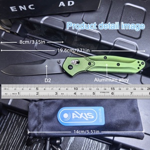 Couteau de chasse pliable BM-Osborne 940, outil de survie industriel EDC pour l'extérieur, lame CPM-S30V, manche en alliage d'aluminium, couteau de 19,6 cm - Product Image 6