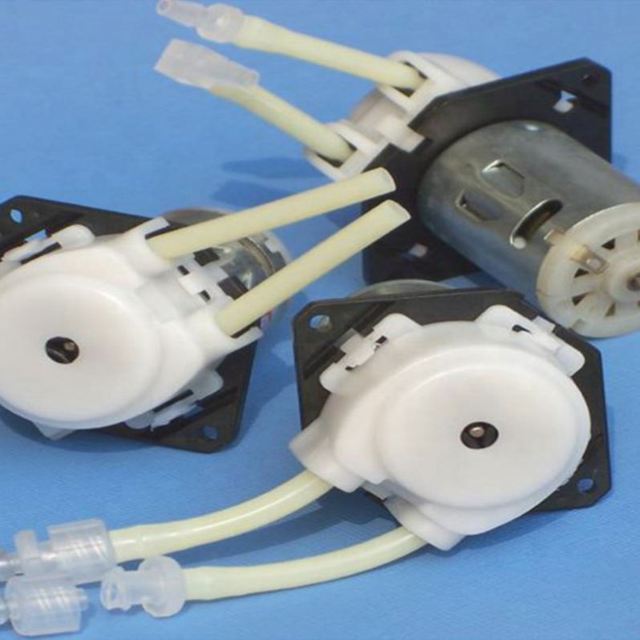 Customized 12V/24V DC Peristaltic Pump for Laboratory Use Micro Pipe Fittings Liquid Transfer Dispensing Filling OEM Supported