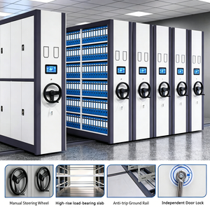 Archivador Móvil Moderno Personalizable de Alta Calidad con <span class=keywords><strong>Cajones</strong></span> con Cerradura, <span class=keywords><strong>Estantería</strong></span> Móvil Compacta Adecuada para Escuelas - Product Image 3