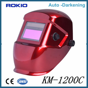 Casque <span class=keywords><strong>de</strong></span> soudage à obscurcissement automatique avec <span class=keywords><strong>4</strong></span> <span class=keywords><strong>capteurs</strong></span> d'arc, couleur réelle, design léger, protection - Product Image 3