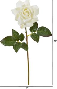 Rosas Artificiales de Látex Hechas a Mano al por Mayor para Bodas, Rosas de Tallo Único con Tacto Real y Humectante - Product Image 2