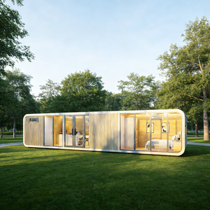 Maison de vacances <span class=keywords><strong>mobile</strong></span>, conteneur modulaire, cabine Apple, capsule, chambre, villa, zone panoramique, camping, complexe hôtelier - Product Image 4