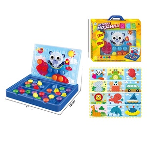 Juego educativo divertido, rompecabezas colorido de botón de uña de <span class=keywords><strong>seta</strong></span> grande, rompecabezas para enseñanza - Product Image 2