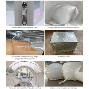 Carpa Burbuja de PVC Ceyu para Invierno en Venta, Globo Inflable Publicitario para Glamping con Aire Acondicionado y Calefacción, Dropshipping - Product Image 5