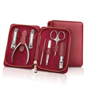 Luxury Stainless Steel 7 Piece Manicure <b>Pedicure</b> Kit Nail Clipper Set Portable Durable Home Salon Grooming <b>Tools</b> - Product Image 1