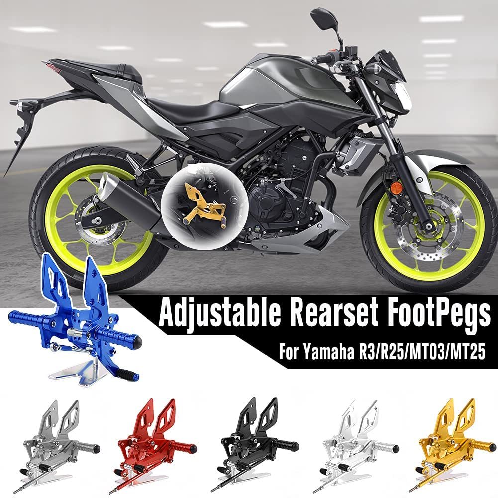 XXUN Motorcycle Parts - Adjustable Footrests for Yamaha