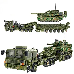 Kinderspiel zeug Geschenk 2784PCS 66 CM99A Panzer transporter Aufgebautes Modell Jungen Lernspiel zeug Militär WWII Bausteine Set