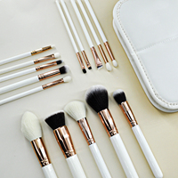 Échantillons disponibles, ensemble de pinceaux de maquillage à approvisionnement direct d'usine, ensemble complet de pinceaux de beauté, pinceaux de maquillage à poils souples, ensemble de pinceaux de maquillage professionnels