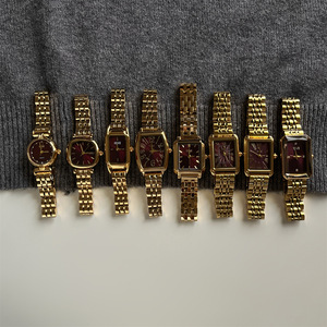 Reloj de Cadena de Acero Inoxidable Retro Ankola Serie Roja, de Lujo, con Movimiento de Cuarzo, Resistente al Agua, Elegante y Ejecutivo - Product Image 6