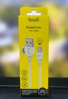 Câbles de données USB Android V8 Xf-105m Budi, best-seller, 9A, 1m, charge rapide, câble de données USB pour téléphones mobiles, USB 2.0 en plastique