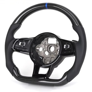 Volante Deportivo de Fibra de Carbono Premium para VW Golf, Passat, Scirocco, Beetle, <span class=keywords><strong>Caddy</strong></span> - Product Image 4