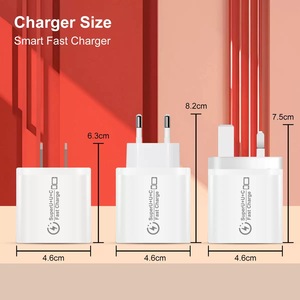 Denixi eu/<span class=keywords><strong>uk</strong></span>/us מטען usb2a + c ראש טעינה מהיר של 25w מתאם ce fcc ruhs ראש מטען מוסמך קולה לשימוש ביתי - Product Image 4