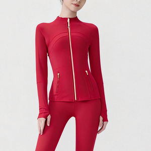 Chaqueta de Yoga para Mujer, Ajustada, Transpirable, Ropa Deportiva para Gimnasio, Fitness, Running, Yoga, Entrenamiento, Disponible en Almacén en EE. UU. - Product Image 1