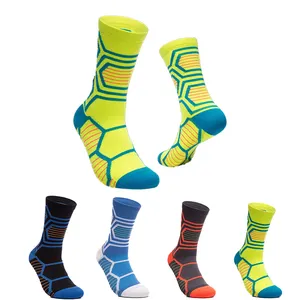 Custom Design Upgraded Professional Soccer Athletic Sport Basketball Gripper Anti Slip Sport Socks