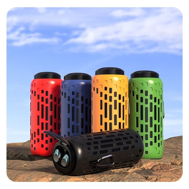 M47 2-in-1 Outdoor Speaker and TWS Wireless BT Headset Bass Touch Built-In Microphone Mini for Home and Party Boxed