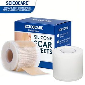 Láminas de Silicona de Grado Médico con Grosor Personalizado para Eliminar Arrugas, Cinta de Silicona Reutilizable para Cicatrices de Cesárea, Quemaduras, Cirugía y Acné - Product Image 1