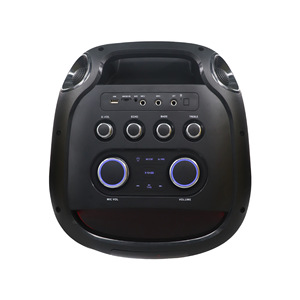 Enceinte Karaoké Portable Extérieure en Plastique avec Lumières Colorées IBR, Télécommande 5.0, Subwoofer Puissant et Longue Autonomie de Batterie - Product Image 4