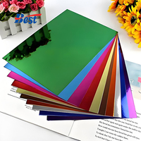 Carton Métallique Recyclable Multicolore Brillant Résistant à l'Eau 250GSM pour Emballage de Boîtes Cadeaux