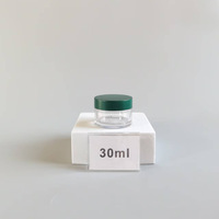 Bouteille PET à paroi épaisse de 100 ml à large ouverture, pot cosmétique en plastique dépoli de 2 oz, pot à gommage de 200 g, pot à crème vert foncé à fond épais de 250 g, pot à crème de 150 g
