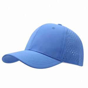 Casquette de golf personnalisée de haute qualité avec logo laser, imperméable et perforée, casquette de baseball imperméable avec logo PVC personnalisé - Product Image 6
