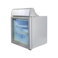 Meisda 55L SD55B Mini congélateur Vertical à faible bruit avec porte en verre
