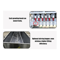 Mesin Pengisi Krim Elektrik Stainless Steel 3-6 Kepala Rotor Pompa Rotary Multi Head untuk Kue