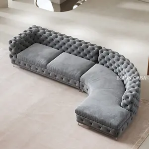 Divano componibile moderno in velluto set di divani baofield mobili divano ad angolo irregolare mobili per soggiorno