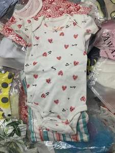 Ropa de bebé barata para recién nacidos, niñas y niños, de verano, al por mayor, de China, en liquidación, tipo pelele y overol para bebés. - Product Image 4