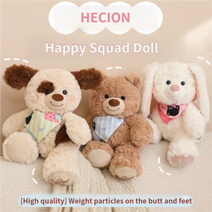 HECION Orsacchiotto di Peluche con Cappello di Compleanno, <span class=keywords><strong>Altezza</strong></span> 35/45CM, Regalo per Bambini e Coppie - Product Image 3