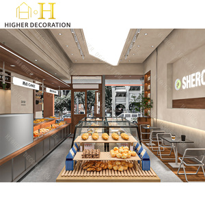 Konter tampilan toko roti kustom, penghitung toko kayu dengan desain mewah penghitung tampilan makanan untuk Toko Roti - Product Image 2