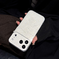 Coque de protection antichoc de luxe avec motif de coquillages colorés et paillettes dorées pour iPhone 17 16 15 14 13 Pro Max