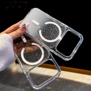 Coques de téléphone intelligentes magnétiques brillantes pour Samsung S26Ultra S26 Protection sans fil Coque arrière pour Samsung S26 Plus - Product Image 1