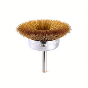 แปรงลวดถ้วย ขนาด 6 มม. แปรงขัดเหล็กสำหรับทำความสะอาดโลหะ - Product Image 2