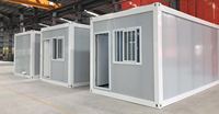 Maison préfabriquée en conteneur WELLCAMP moderne de 20 pieds, 2 étages, installation facile, durable, imperméable, hôtel, bureau modulaire, villa