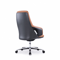 Chaise de bureau ergonomique de luxe neuve en cuir, directement de l'usine, pour la maison et le bureau, chaise pivotante réglable pour le travail sédentaire