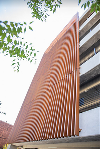 Murs-rideaux en aluminium modernes, revêtement poudré anti-corrosion pour l'extérieur des bâtiments - Product Image 3