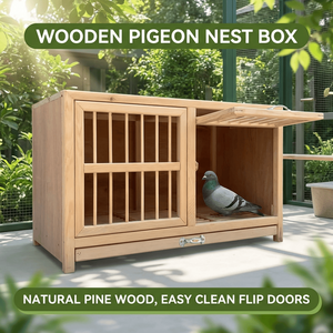 Juego de Nidos de Madera para <span class=keywords><strong>Palomas</strong></span>, Jaula de Cría para <span class=keywords><strong>Palomas</strong></span> de Competición y Mensajeras, Varios Tamaños - Product Image 3