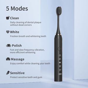Cepillo de Dientes Eléctrico Inteligente para Adultos, con Alta Frecuencia de Vibración, Bajo Ruido, Resistente al Agua IPX7, Cerdas Medianas, para Uso Doméstico, Venta al Por Mayor - Product Image 4