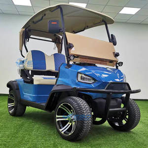 Nuevo Diseño de Carro de Golf Azul, Carro de Golf Eléctrico Clásico para Turismo, Fabricante, Mejor Precio, Carro de Golf en Venta - Product Image 1