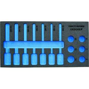 GEDORE - 2957647 Check-Módulo herramienta vacío-EAN 4010886947296 TALLERES RODANTES BANDEJAS VACÍAS - Product Image 1