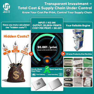 Machine <span class=keywords><strong>de</strong></span> tampographie 2 couleurs entièrement électrique 200X200 150*300 MM Surface Pad Printer With Supplies Materials Spare Controller - Product Image 5