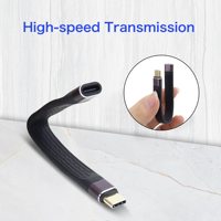 Farsince USB4 USB-C 40 Gbit/s Flexibles Verlängerung kabel Flaches kurzes FPC USB 4 Kabel 5A 240W Schnell ladekabel